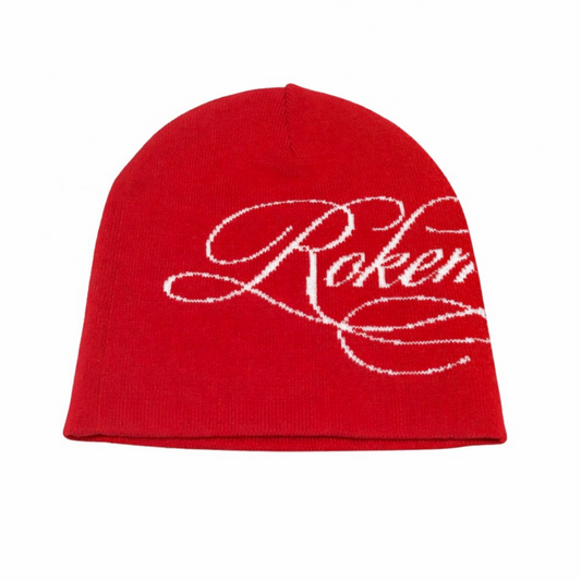 Rose scripture beanie