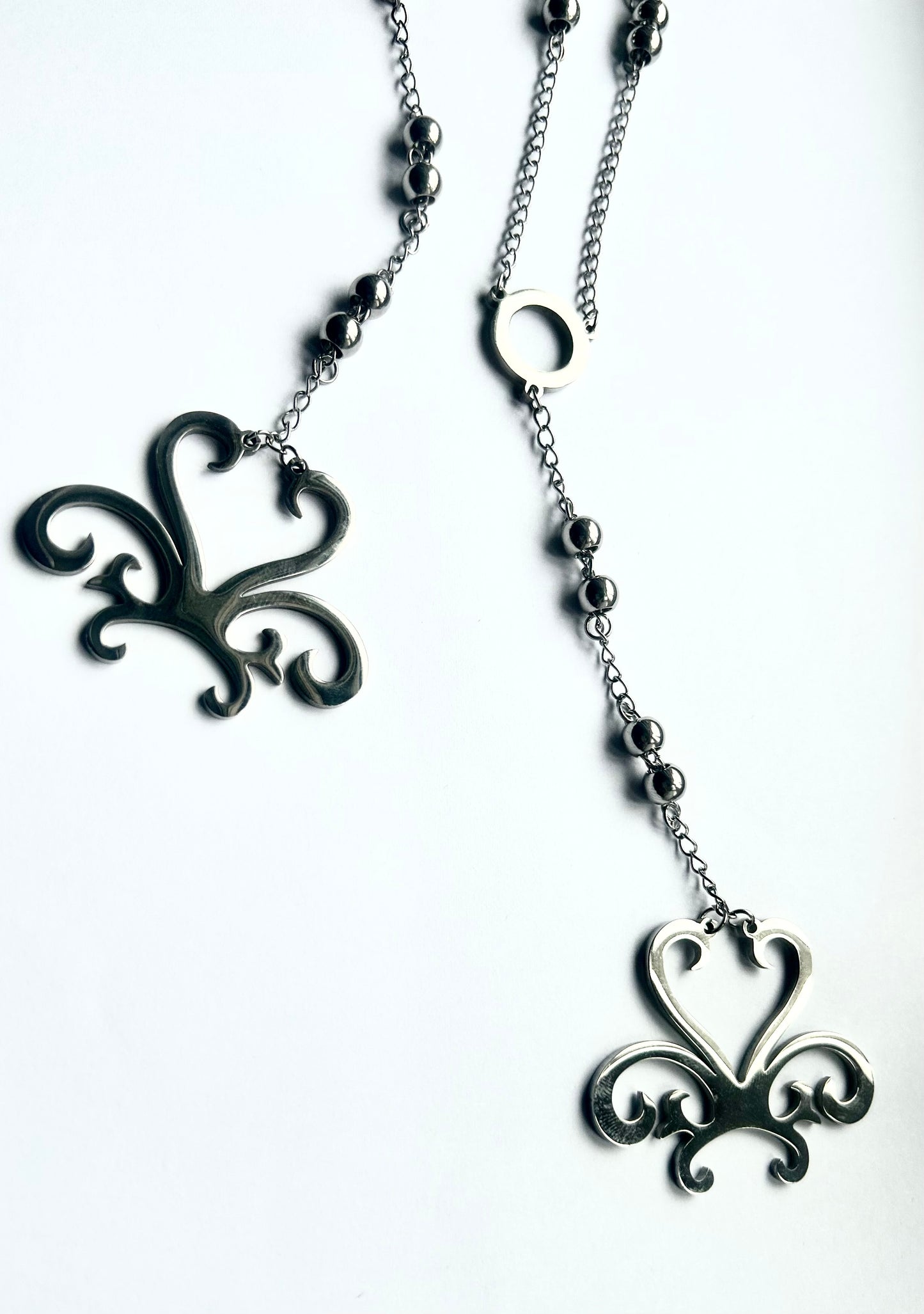Silver Rosary