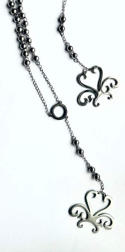 Silver Rosary