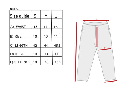 Double-waisted sweatpants